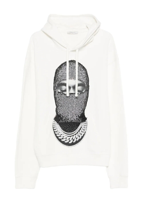Ih Nom Uh Nit crystal-embellished hoodie - White