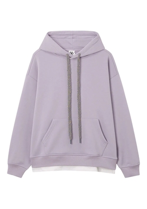 b+ab drawstring pocket hoodie - Purple