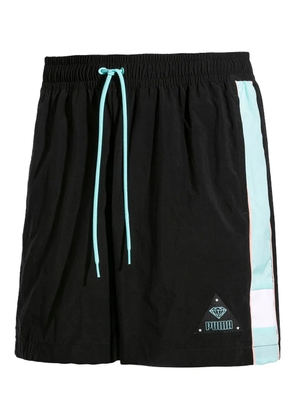 PUMA x Diamond side-stripe track shorts - Black