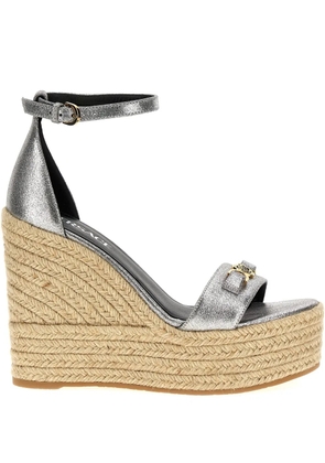 Versace 95mm Medusa espadrilles - Silver