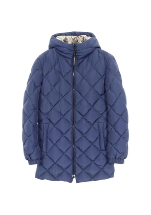 Etro Pre-Owned quilted hooded coat - Blue