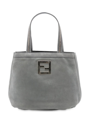 Fendi Pre-Owned 2010-2025 Nubuck FF Chains tote bag - Grey