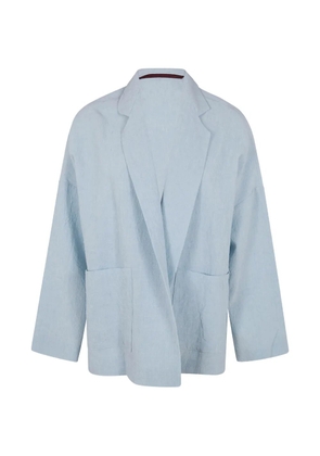 Daniela Gregis long-sleeve pocket blazer - Blue