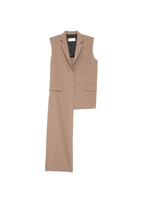 LITKOVSKA deconstructed waistcoat - Brown