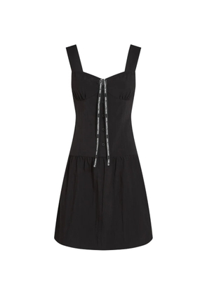 Karl Lagerfeld Jeans logo-detail mini dress - Black