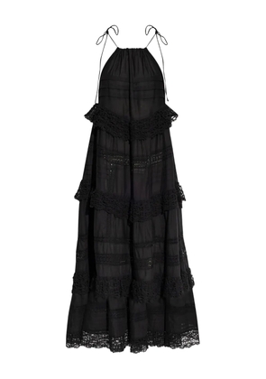 MUNTHE tiered dress - Black