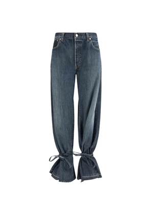 E.L.V DENIM Ridley tie-detail jeans - Blue