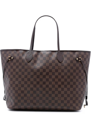 Louis Vuitton Pre-Owned 2010 Damier Ebene Neverfull GM tote bag - Brown