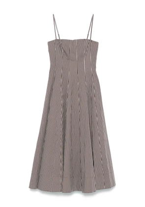 STAUD Wylie midi dress - Brown