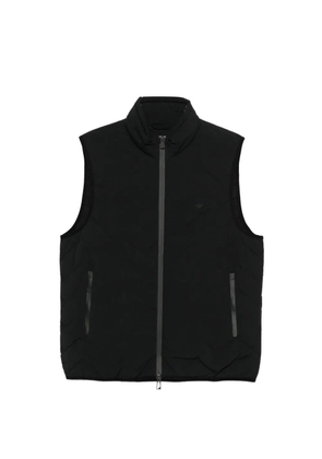 Emporio Armani zip quilted gilet - Black