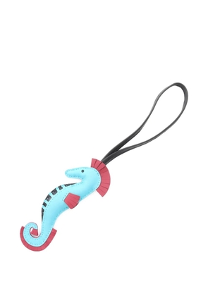 Hermès Pre-Owned 2023 Seahorse bag charm - Blue