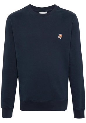 Maison Kitsuné Bold Fox Head cotton sweatshirt - Blue