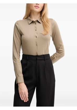Mos Mosh buttoned long-sleeve shirt - Neutrals