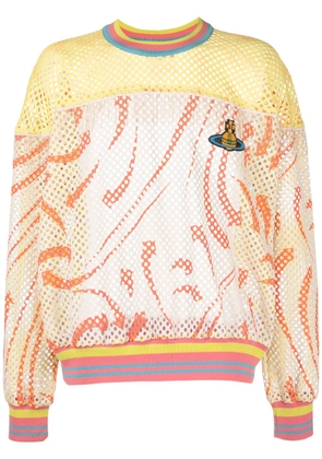 Vivienne Westwood Fresh mesh sweatshirt - Yellow
