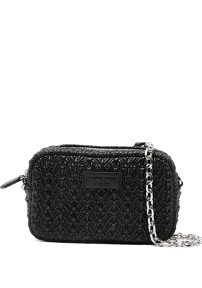 Emporio Armani quilted chain shoulder bag - Black