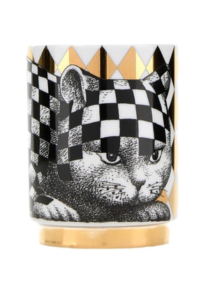 Fornasetti printed candle - White