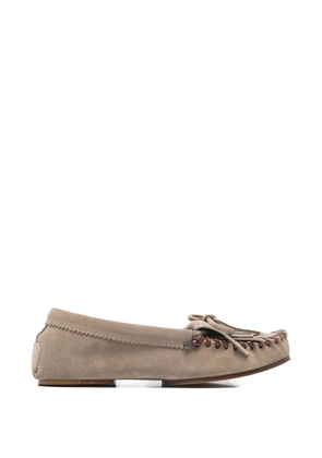 Paris Texas Indiana round-toe loafers - Neutrals
