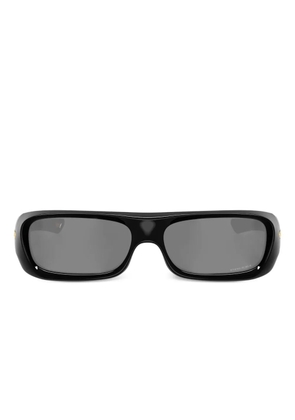 Oakley biker-frame tinted sunglasses - Black