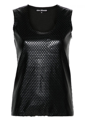 Junya Watanabe diamond-pattern tank top - Black