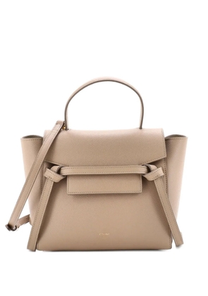 Celine Pre-Owned Belt Bag Textured Leather Nano shoulder bag - Neutrals