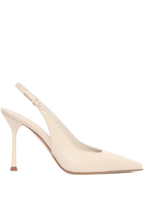 Sergio Levantesi 90mm Mascia5 slingback pumps - Neutrals