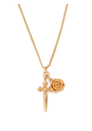 Emanuele Bicocchi cross pendant necklace - Gold