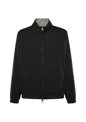 Loro Piana zip-up bomber jacket - Black
