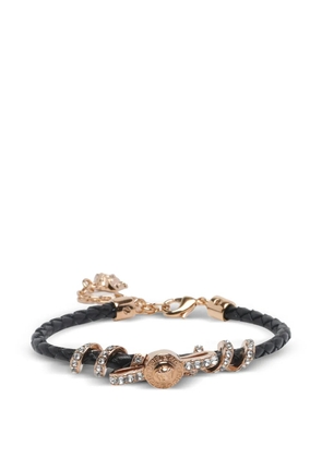 Versace Medusa charm bracelet - Black