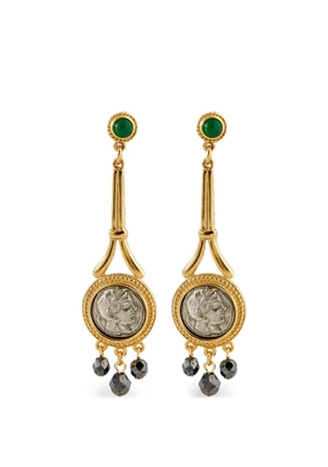 Ben Amun embellished drop earrings - Gold