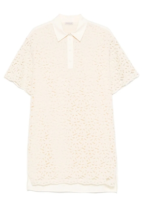 Moncler panelled mini dress - Neutrals