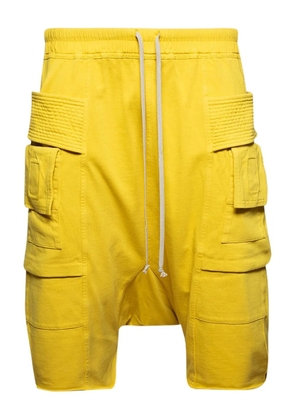 Rick Owens DRKSHDW cargo-pocket shorts - Yellow
