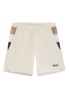 BOSS panelled elastic-waist shorts - Neutrals