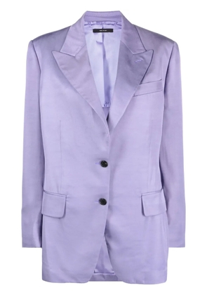 TOM FORD single-breasted blazer - Purple