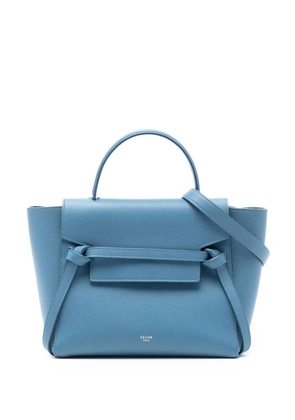 Celine Pre-Owned 2017 Micro Grained Calfskin Belt Bag satchel - Blue