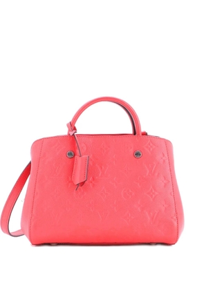 Louis Vuitton Pre-Owned Montaigne Handbag Monogram Empreinte Leather BB satchel - Red