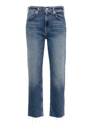 Citizens of Humanity mid-rise cropped jeans - Blue