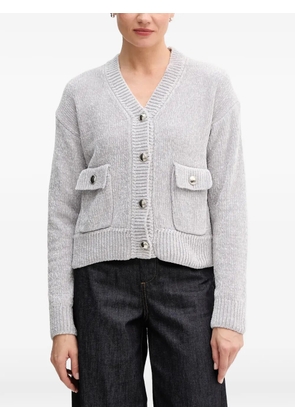 Marc Aurel pocket button cardigan - Grey