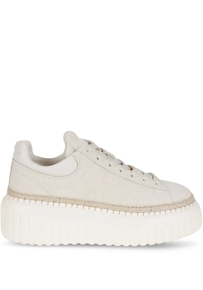 Hogan H-Stripes platform sneakers - Neutrals
