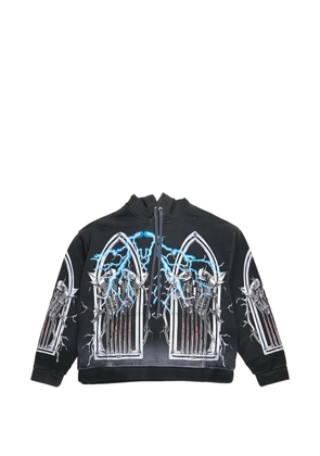 Who Decides War pocket hoodie - Black