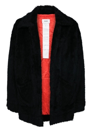 Doublet hand-painted faux-fur jacket - Black