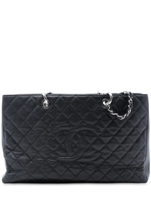 CHANEL Pre-Owned 2012 Caviar Grand Shopping XL tote bag - Black