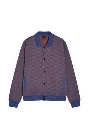 PS Paul Smith patterned cardigan - Blue