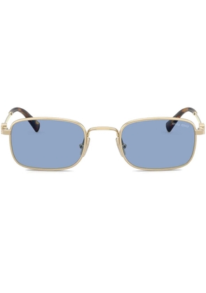 Miu Miu Eyewear rectangle-frame sunglasses - Gold