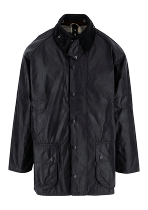 Barbour corduroy-collar coat - Blue