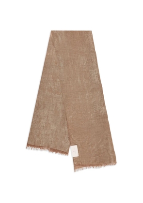 Brunello Cucinelli fringed scarf - Neutrals