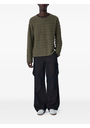 Brain Dead striped long-sleeve T-shirt - Green