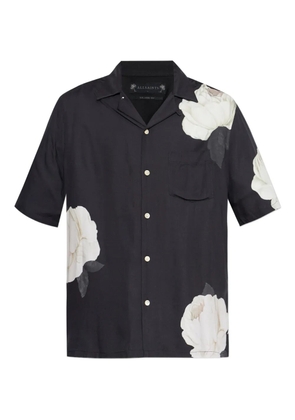 AllSaints Alberic floral-print shirt - Black
