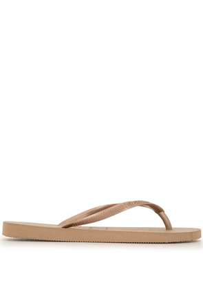 Havaianas Slim textured flip-flops - Brown
