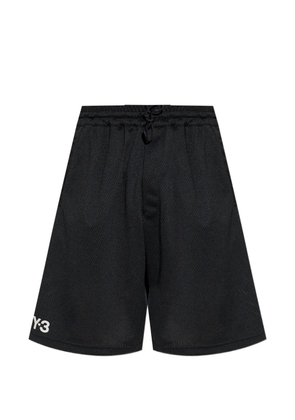 Y-3 logo drawstring shorts - Black