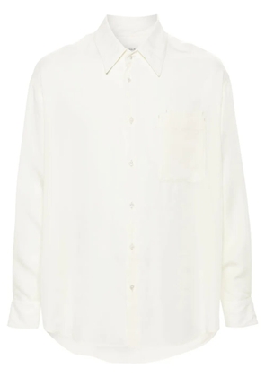 LEMAIRE double-pocket lyocell shirt - Neutrals